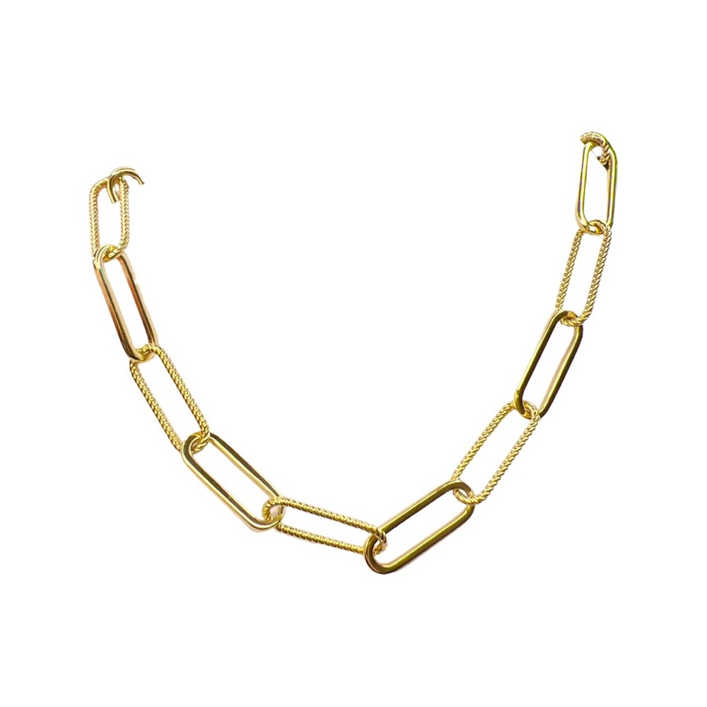 Melinda Maria paperclip necklace